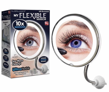 My Flexible LED-Illuminated Mirror 10x Magnification