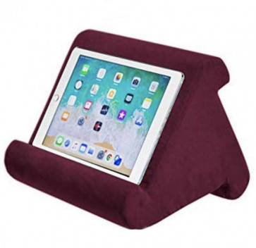 Flippy Multi-Angle Soft Pillow Lap Stand for iPads, Tablets, eReaders, Smartphones, Books, & Magazines