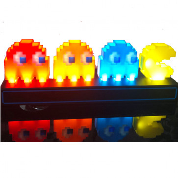 Pac Man and Ghosts Light Figure Lamp