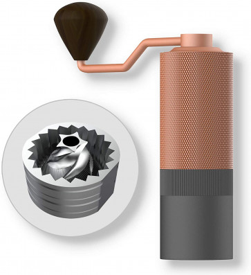 Mavo Black Rose Pink Gold Stainless Steel Manual Coffee Grinder Burr Coffee Bean Grinder