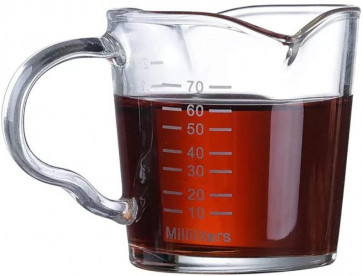 2X Barista Café Double Spouts Shot Espresso Coffee Handle Triple Pitcher 125ml