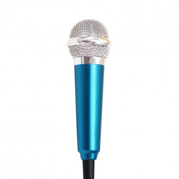 Portable 3.5mm Mini Karaoke Mic Microphone Studio Speech For iPhone and Android Phones