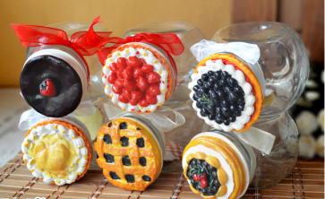 Cute Pie Top Candy Mason Jar 150ml 5oz