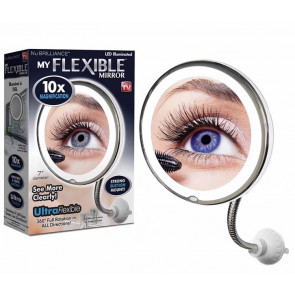 My Flexible LED-Illuminated Mirror 10x Magnification