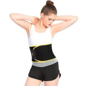 ActiveGear Waist Trimmer Belt Slim Body Sweat Wrap for Stomach and Back Lumbar Support