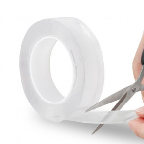 Washable Adhesive Tape - Transparent Double Sided Tape 16.4ft 3m