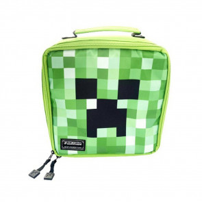 Minecraft Creeper and Skeleton Block Kids Lunch Box