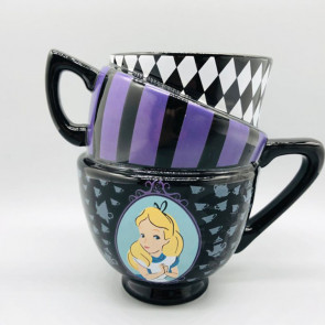 Alice in Wonderland Stacked Tea Cups