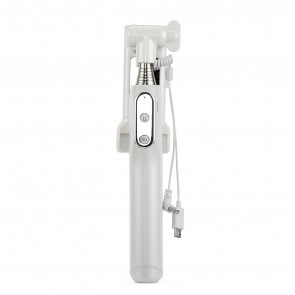 Premium Metal Selfie Stick With Built in Control and Flash