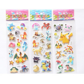 Pokemon Stickers Puffy - Set of 37