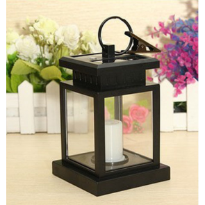 Solar Power LED Candle Style Lantern for Camping and Gardens