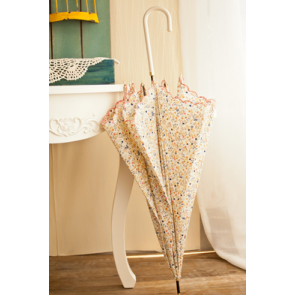 Japanese Zaka Floral Print Stick Umbrella